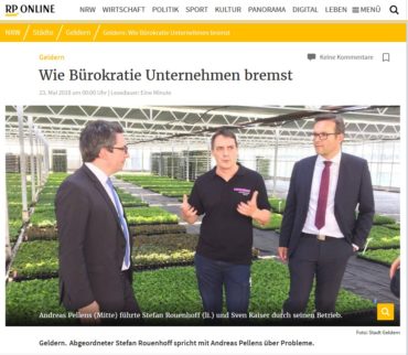 MdB Stefan Rouenhoff zu Besuch