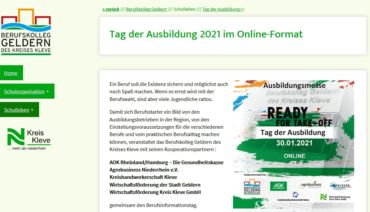 Tag der Ausbildung diesmal online